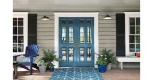 Behr Blueprint on Front Door