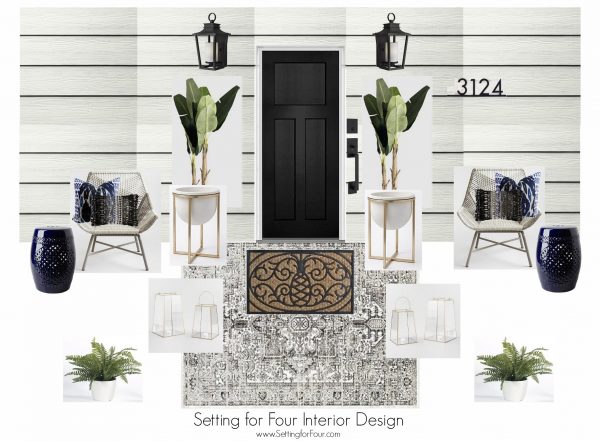 12 Curb Appeal Design Elements & Porch Decor Tips - Setting For Four ...