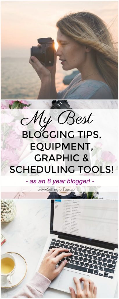 My BEST blogging tips, equipment, graphic and scheduling tools! #blog #blogging #entrepreneur #business #women #wordpress #graphics #scheduling