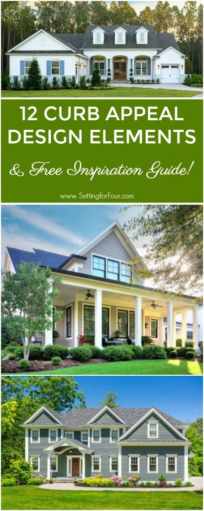 Get your FREE Curb Appeal Inspiration and Siding Guide! Home Improvement and Design Ideas. #free #design #guide #curbappeal #siding #homeimprovement #decor #houseexteriors #housecolorschemes #JamesHardieInspired