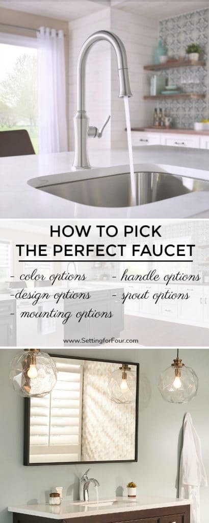 How to pick the perfect faucet for your kitchen or bathroom!