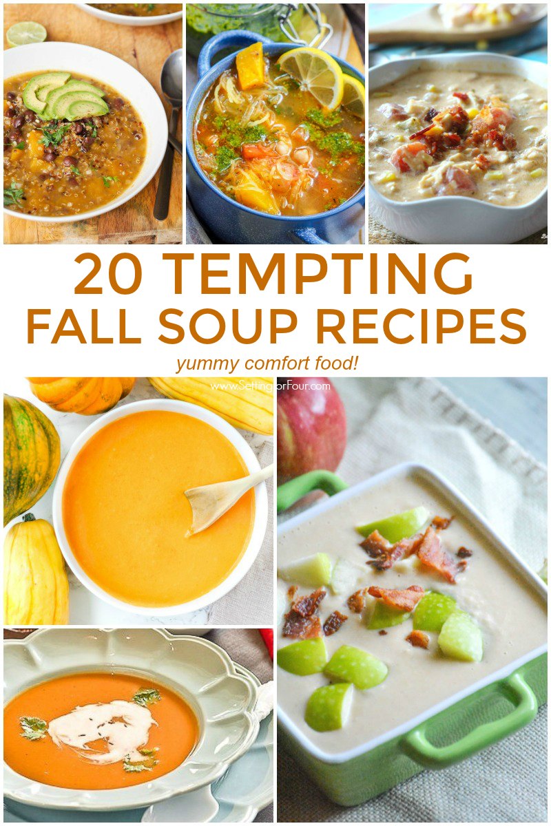 Make these 20 Tempting Fall Soup Recipes For Lunch & Dinner!