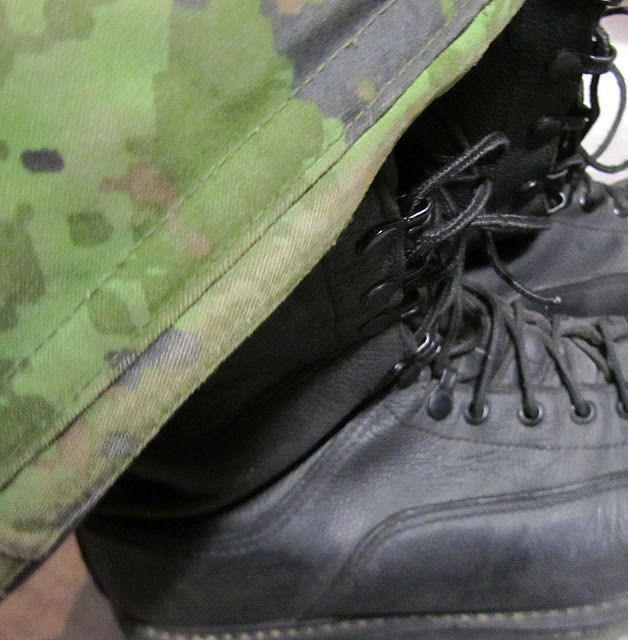 I'm a proud military wife! Army boots and uniform.