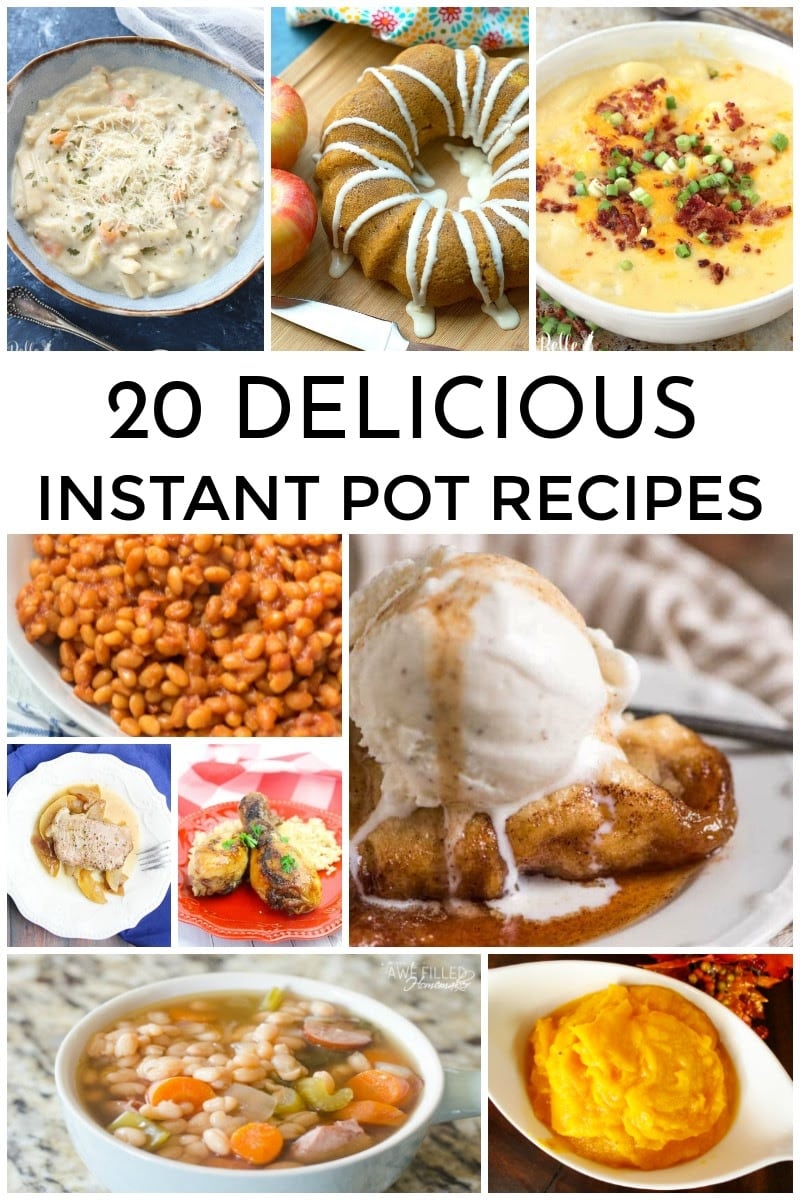 20 Easy Instant Pot Recipes for Beginners  Instant pot dinner recipes, Instant  pot recipes, Easy instant pot recipes