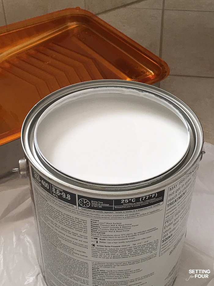 Sherwin Williams Pure White 7005 paint color. We used this in our bedroom. See the makeover. #diy #decor #makeover #bedroom #white #paint #color #sherwinwilliams