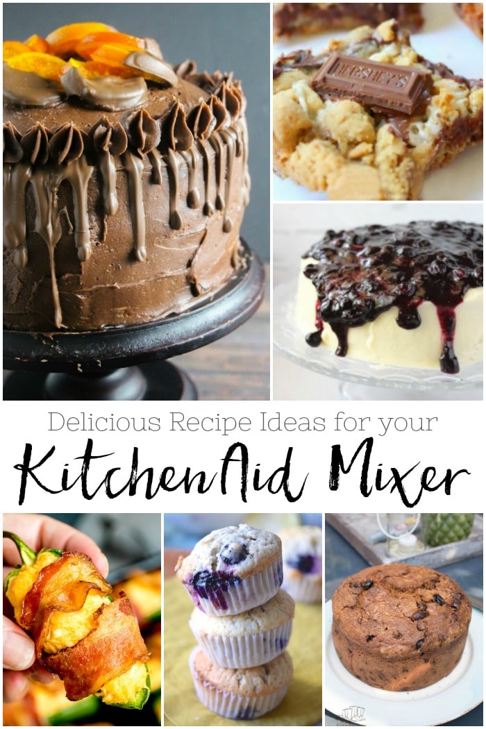 20 Delicious KitchenAid Mixer Recipes - scrumptious recipes for this popular kitchen appliance! #kitchenaid #mixer #appliance #kitchen #food #recipes #desserts #meals #dinner #dough #pie #bread