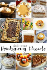 20 Delicious Thanksgiving Desserts For A Crowd, For Two and Kids! Sweet recipes that are the perfect ending to Thanksgiving dinner! #thanksgiving #desserts #pie #cheesecake #fall #autumn #food #recipes #crowd #kids