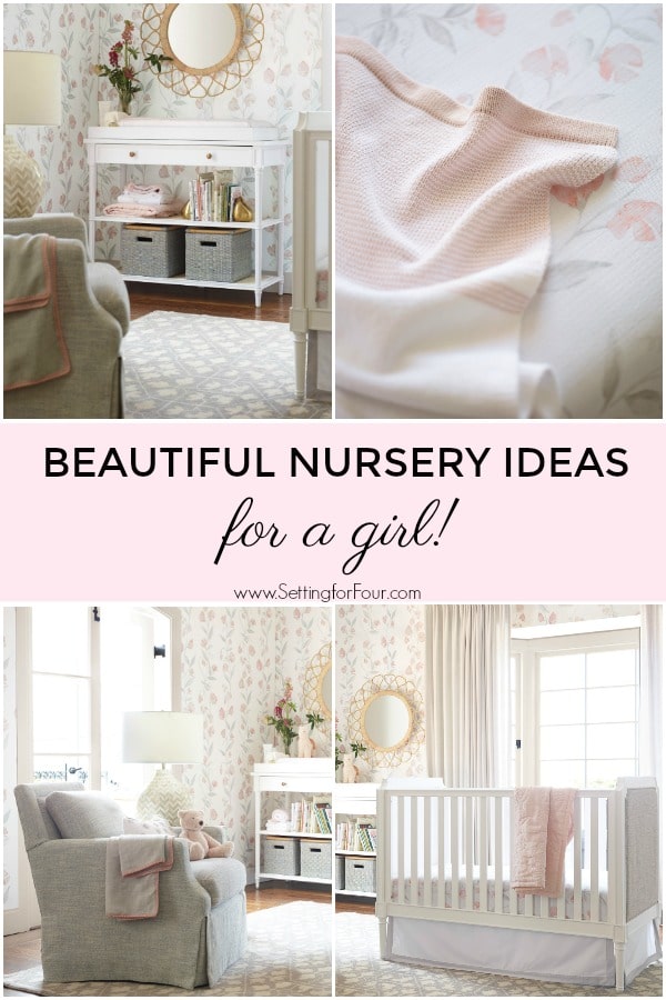 Beautiful Nursery Theme Ideas for a Girl! #elegant #nursery #decor #decorinspiration #girl #baby #parenting #design #furniture