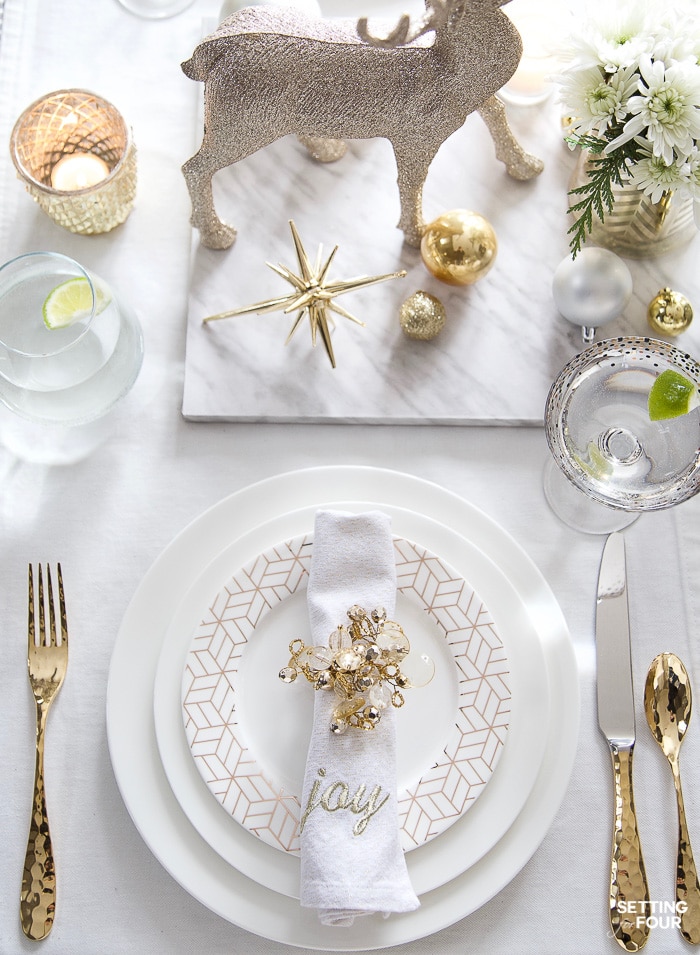 Styled and Set Christmas Table Decor Ideas - Setting For Four Interiors