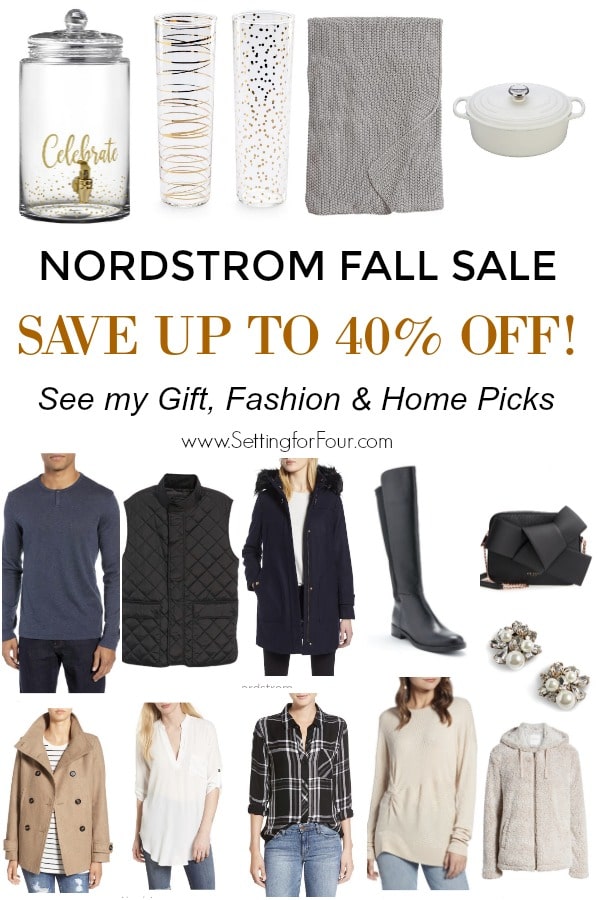 Up to 40% off! The Nordstrom Fall Sale is a fabulous sale to pick up gifts, refresh your home and your wardrobe.#nordstrom #sale #onlineshopping #gift #fashion #women #men #decor #Christmas #holiday