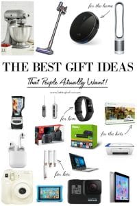 The Best Gift Ideas that people actually want! #giftideas #gifts #women #men #teens #birthday #christmas #christmasgifts #tech #gadget