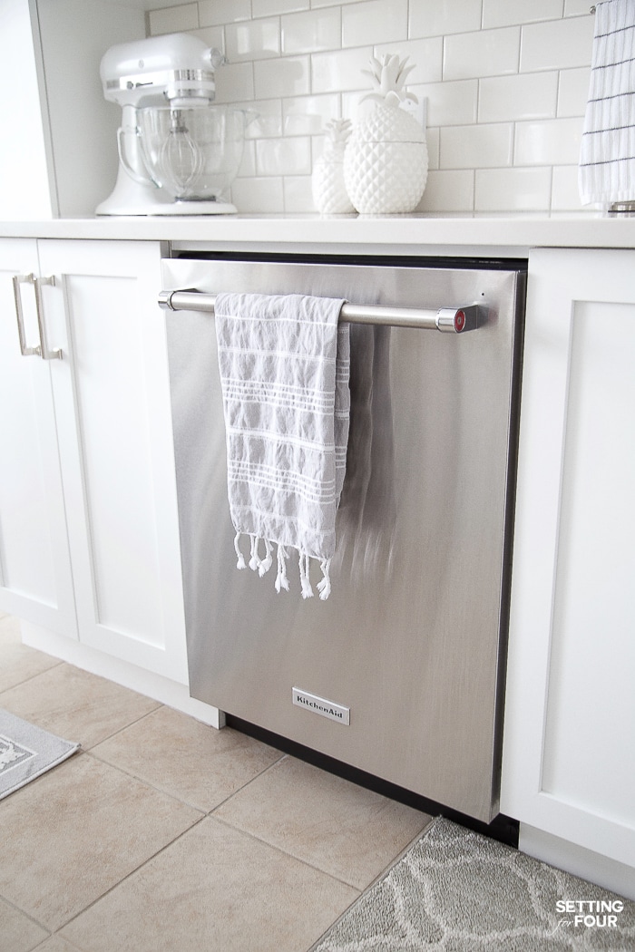 Quiet KitchenAid dishwasher. #energystar #energy #efficient #dishwasher #quiet #stainless #steel #kitchen #appliance