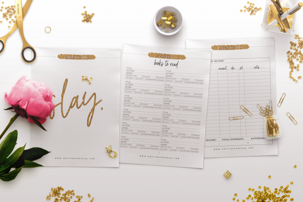The Boss Babe 2019 Planner Printable - 106 Pages to Plan &amp; Organize ...