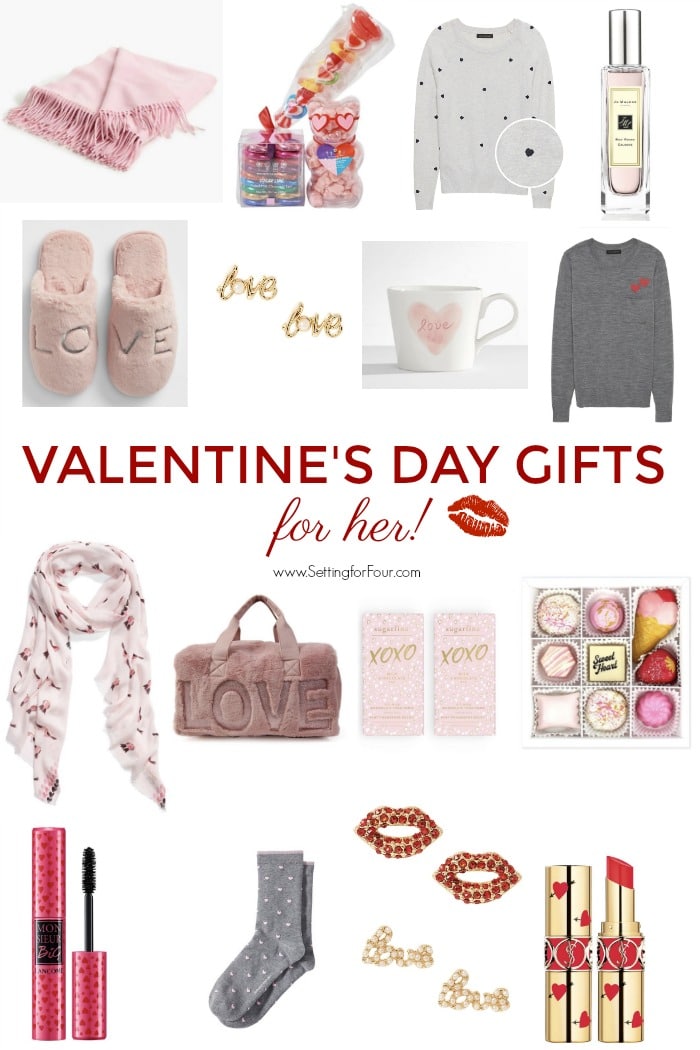 Valentine's Day Gift Ideas for Her! Mom, wife, Galentine's Day gift ideas, teacher gift ideas, girlfriend, sister.The ultimate gift guide! #gift #giftguide #valentinesday #galentinesday #valentines #giftideas #her #women #fashion #earrings #beauty #homedecor