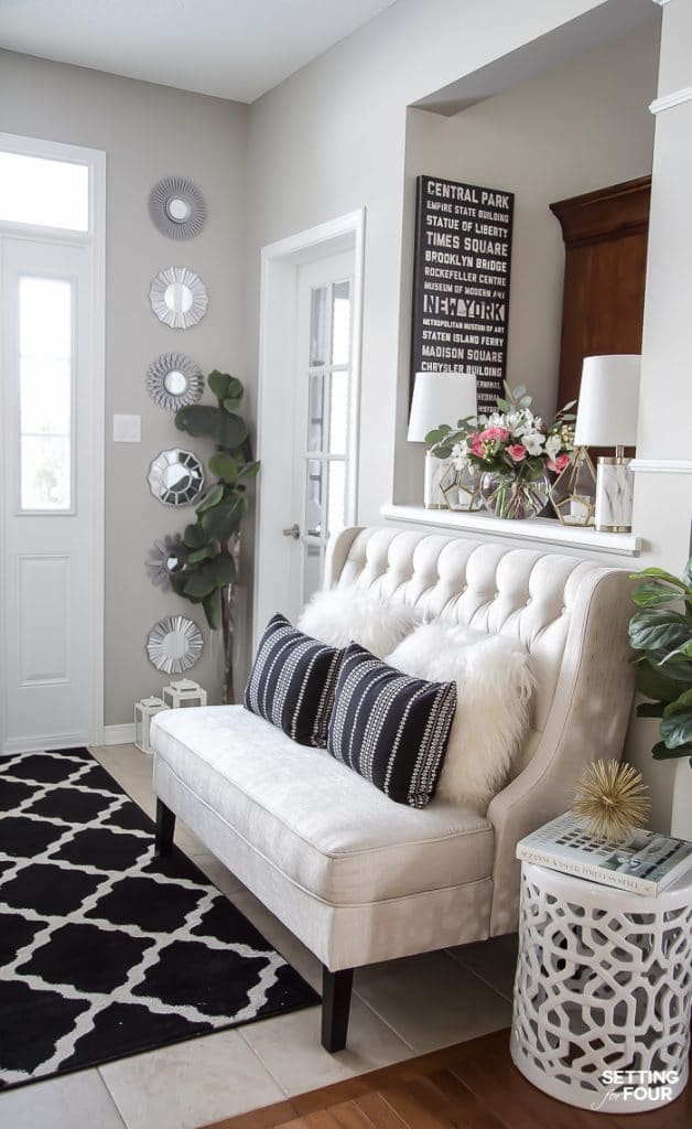 How to Create a Mirror Gallery Wall - Setting For Four Interiors