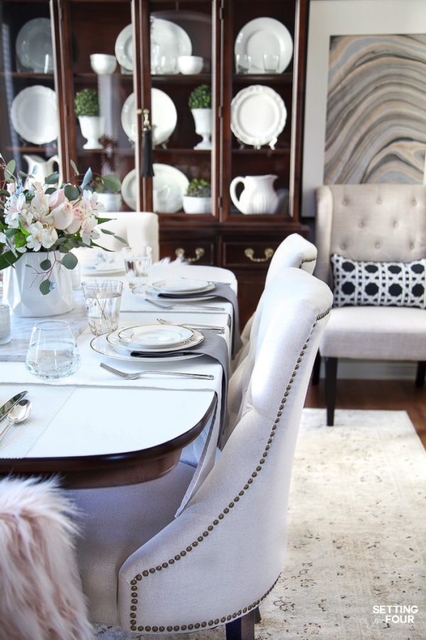 How To Update Dining Room Furniture - Setting For Four Interiors