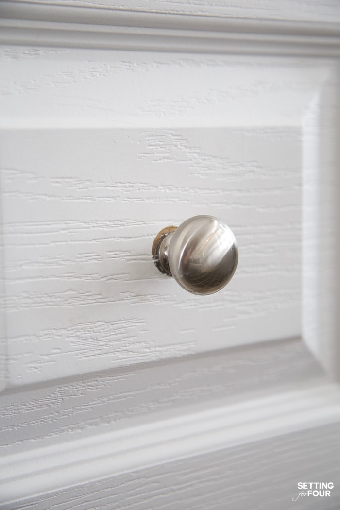 Replacing closet door knobs is a great way to add value to your home for yourself and for resale! #quick #home #sale #homeimprovement #door #hardware #update