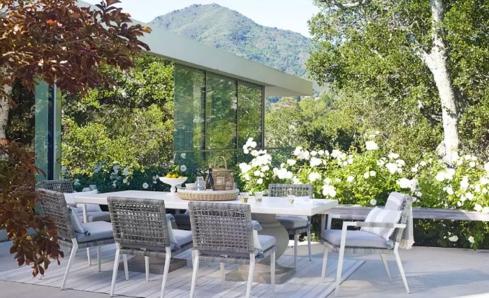 Serena Lily 20 Off Everything Setting For Four Gorgeous Outdoor Furniture Arrangement All On 20 Off