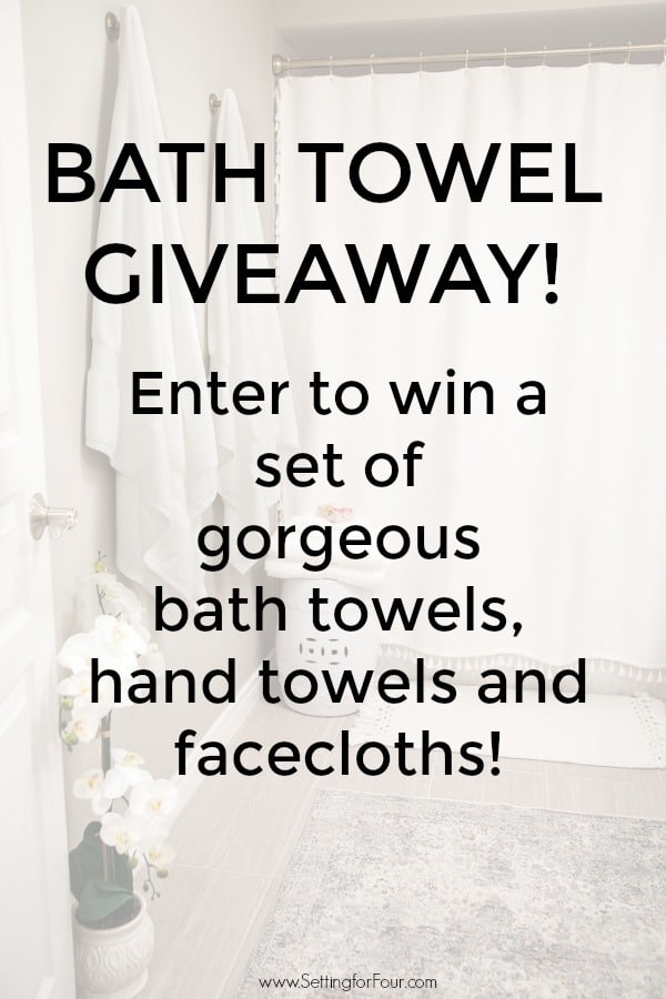 Easy Spring Bathroom Refresh & Bath Towel Giveaway! - Setting For Four  Interiors