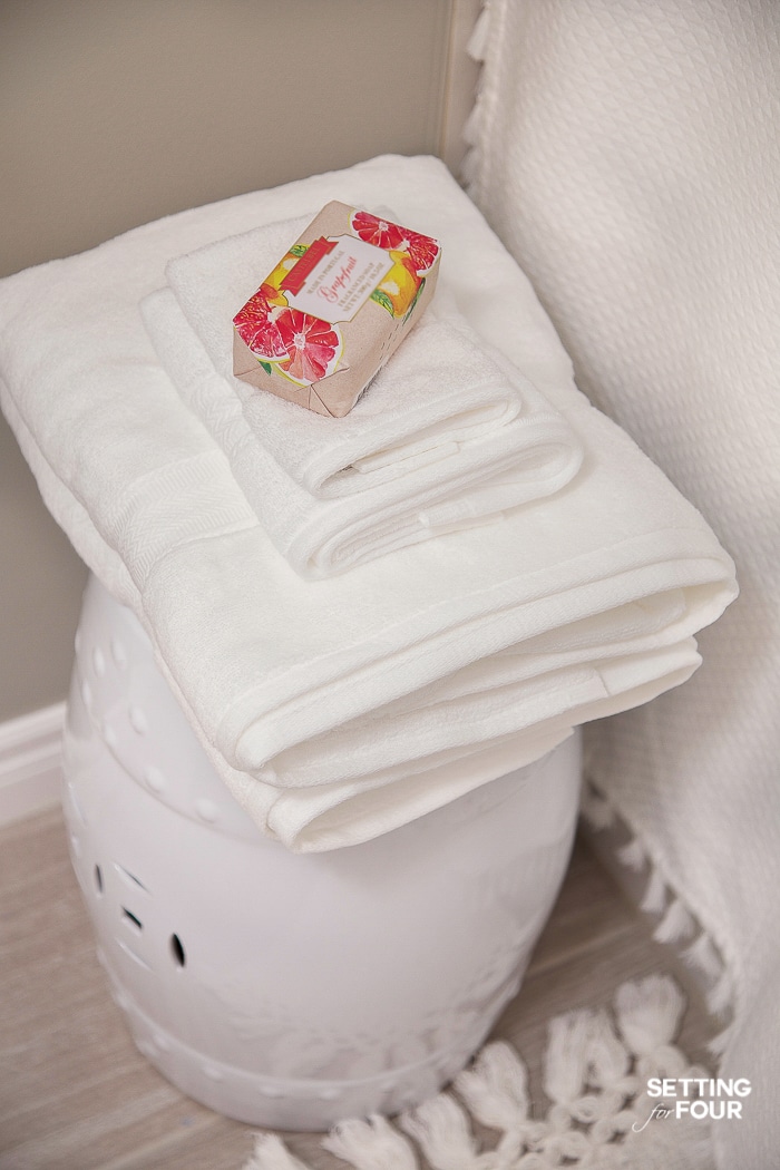 Easy Spring Bathroom Refresh & Bath Towel Giveaway! - Setting For Four  Interiors