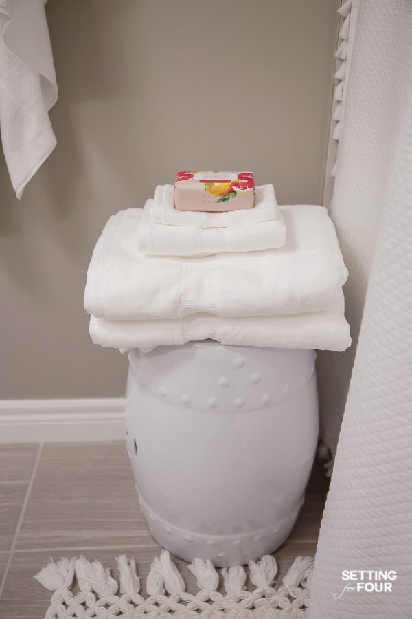 Easy Spring Bathroom Refresh & Bath Towel Giveaway! Setting For Four Interiors