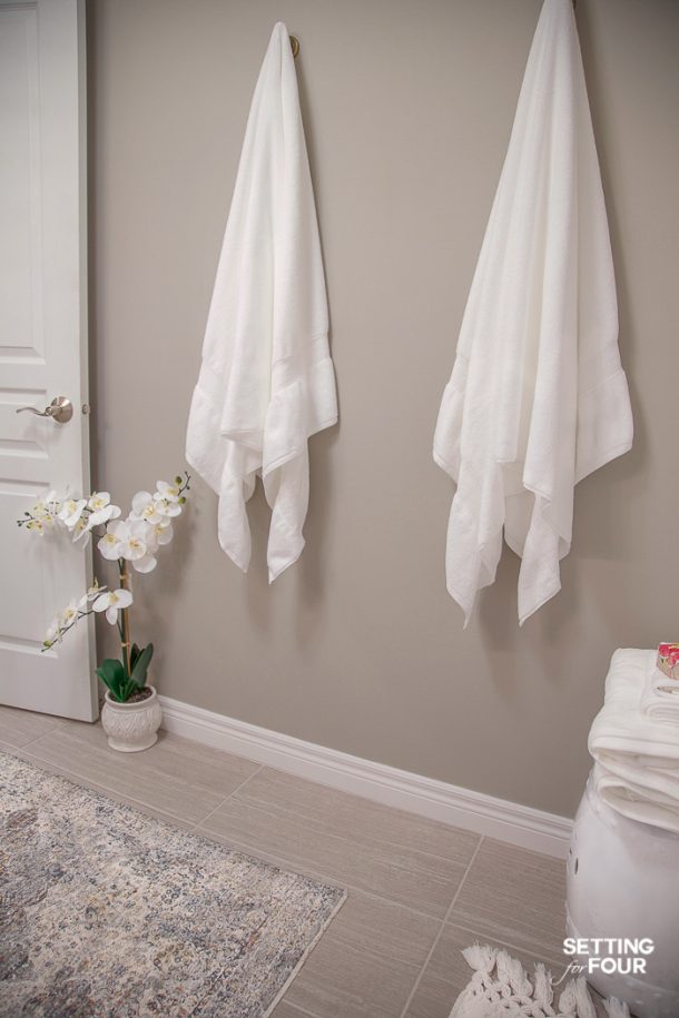 Easy Spring Bathroom Refresh & Bath Towel Giveaway! Setting For Four Interiors