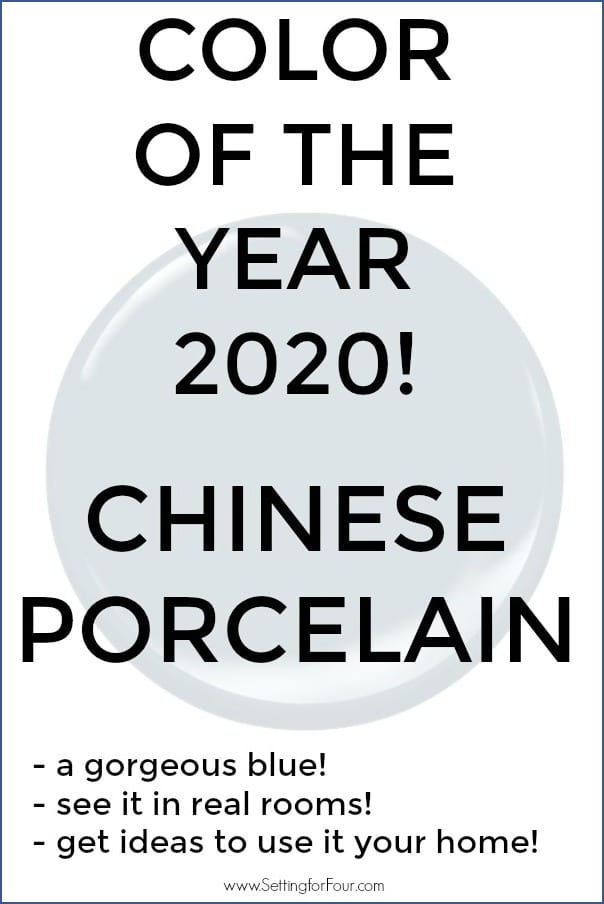 Color of the Year 2020 Chinese Porcelain Blue by PPG Color of the Year 2020 Chinese Porcelain Blue by PPG