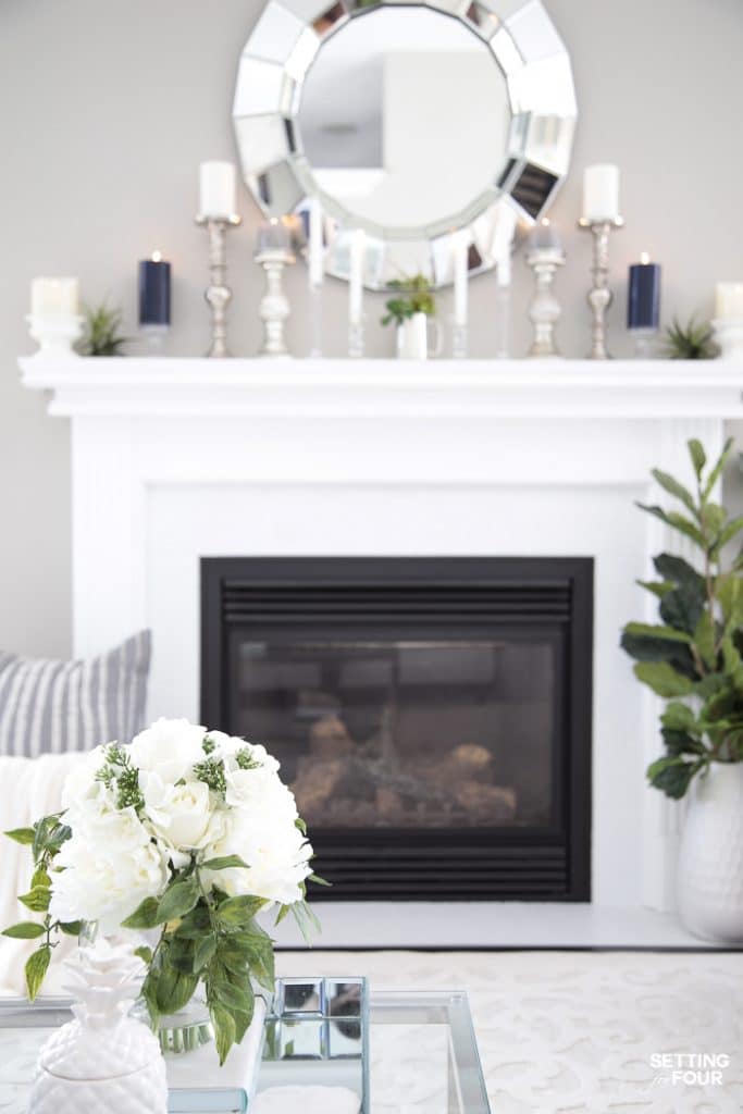 5 Elegant Summer Mantel Decor Ideas Setting For Four Interiors