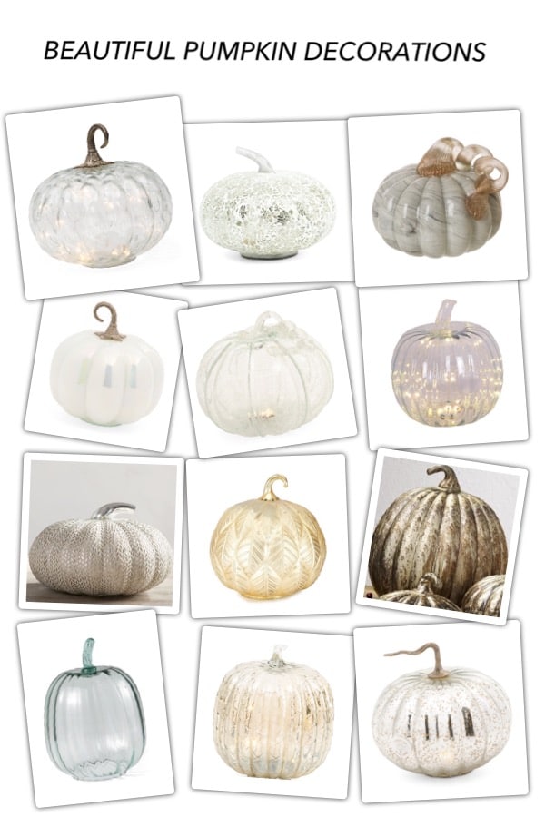 32 Pumpkin Decorating Ideas for the home.