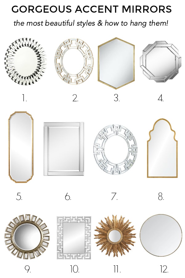 Gorgeous Accent Mirrors