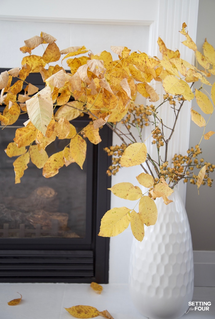 Easy Fall Branch In Vase Decor Idea To Celebrate Autumn!