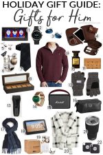 Holiday Gift Guide - Gift Ideas for Him! Christmas gifts for every man in your life! Dad, husband, boyfriend, brother, cousin and friend! stocking stuffers