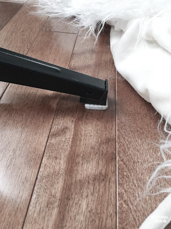 Use felt pads under a Christmas tree stand to protect hardwood floors.