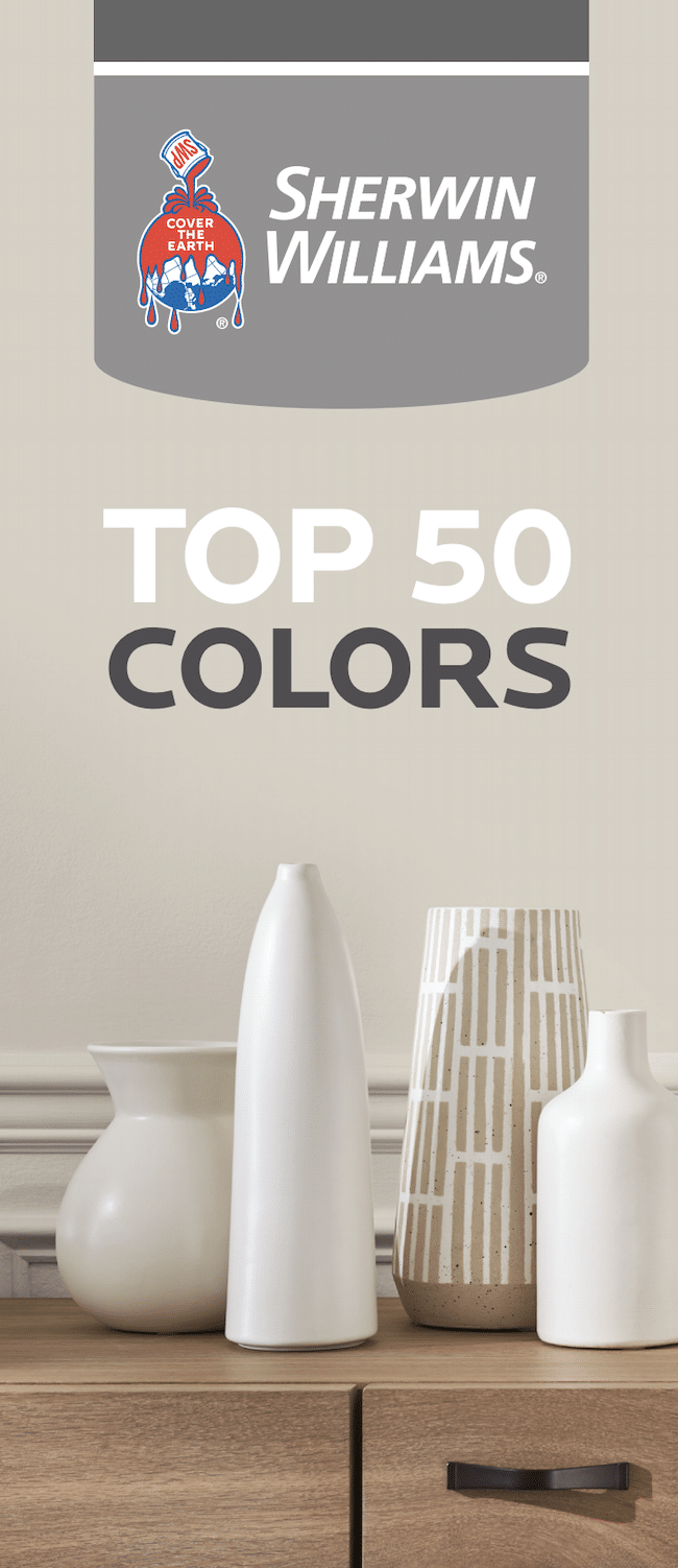 Top 50 Bestselling Paint Colors At Sherwin Williams Setting For Four