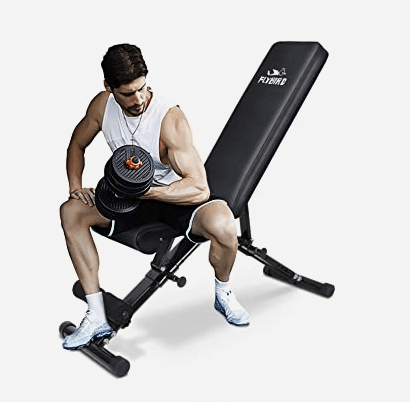 Affordable Home Gym Essentials - Adjustable Strength Training Bench for Full Body Workout.