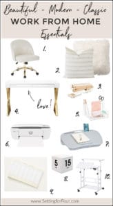 10 Beautiful Work From Home Essentials