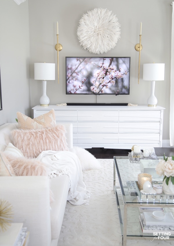 My Living Room Decor Ideas for Spring - Setting For Four Interiors