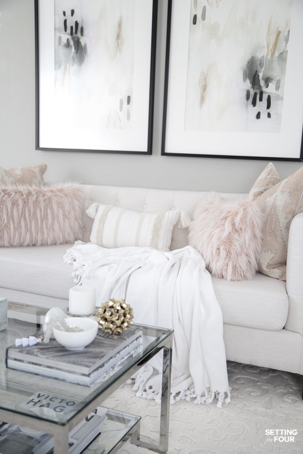 My Living Room Decor Ideas for Spring - Setting For Four Interiors