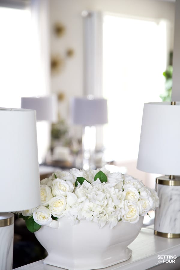 Summer Home Tour 2020 - Gorgeous Summer Floral Centerpiece Decor Ideas.