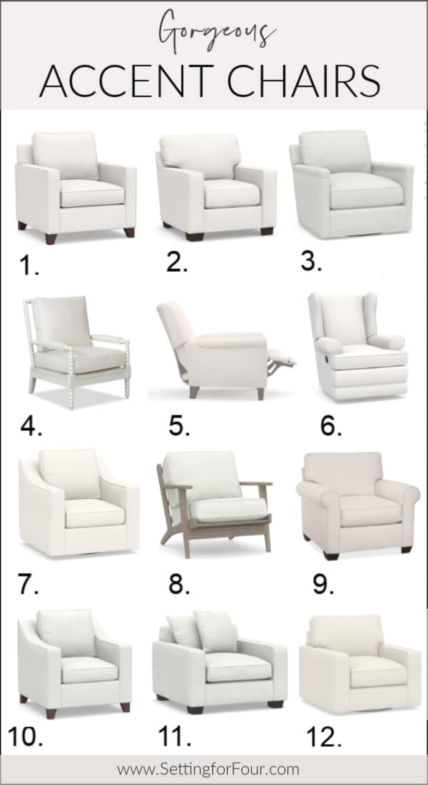 Beautiful Accent Chairs, Armchairs, Gliders, Recliners for the Living Room, Family Room, Bedroom, Nursery!