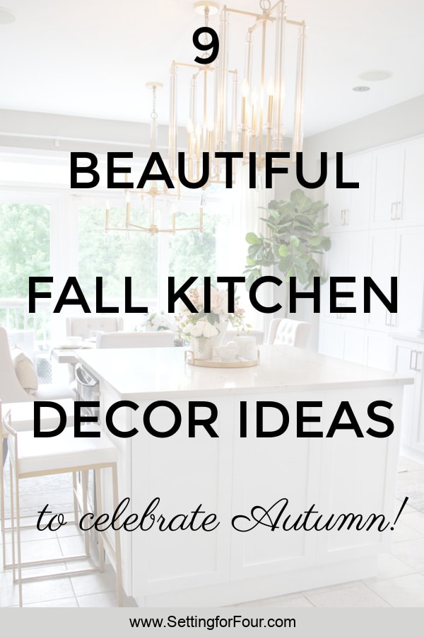 How To Make Your Kitchen Bright and Cozy For Fall. 