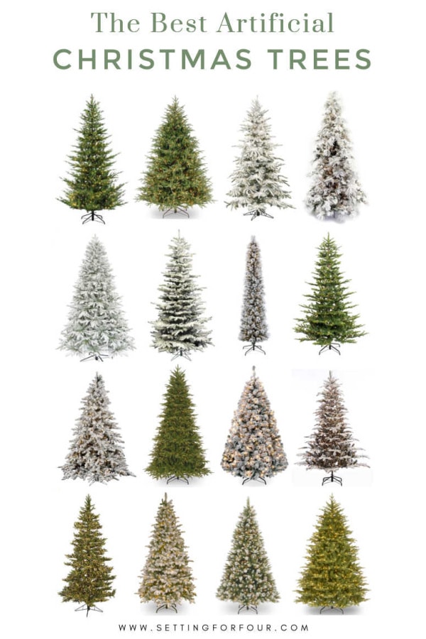 Types Of Artificial Christmas Trees