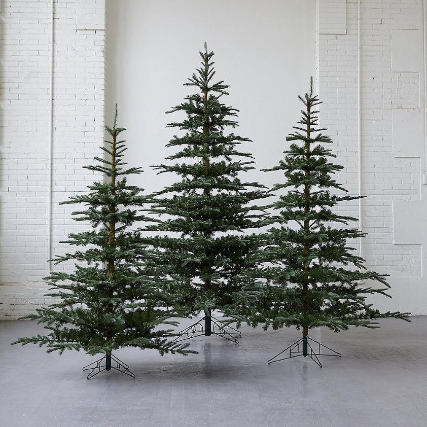 Beautiful faux Balsam Fir Trees come in 3 sizes and  have a just found in the forest, natural and neutral look!