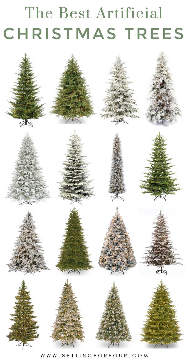 Browse the best artificial Christmas trees - my favorite faux Christmas trees and where to buy!