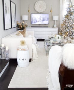 Designer Elegant Christmas Living Room Decor Ideas