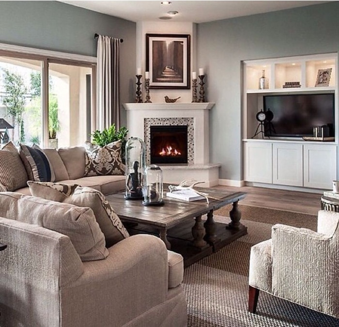 How to Arrange Furniture in a Room with a Corner Fireplace