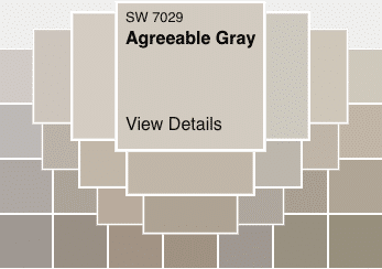 Sherwin Williams Agreeable Gray is a warm greige paint color.