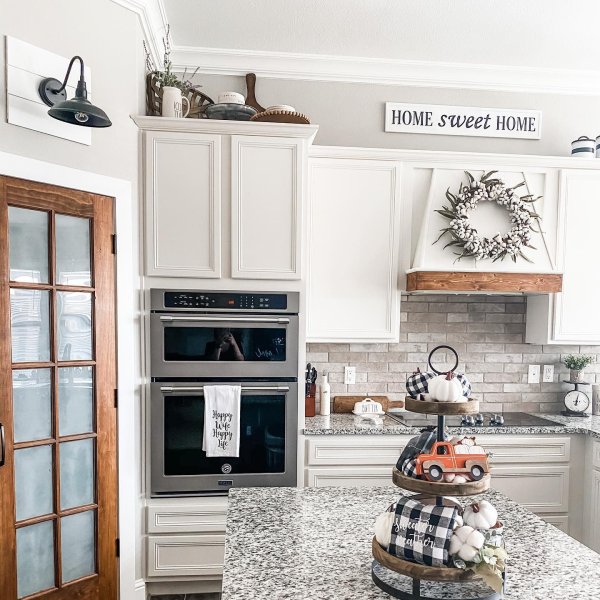 Kitchen walls painted Agreeable Gray