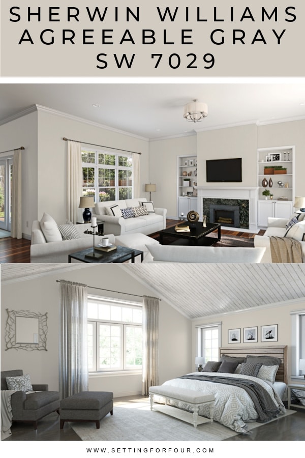 Sherwin Williams Agreeable Grey Living Room Paint | www.resnooze.com