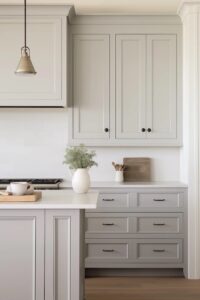 Sherwin Williams Agreeable Gray Kitchen Cabinet Paint Color